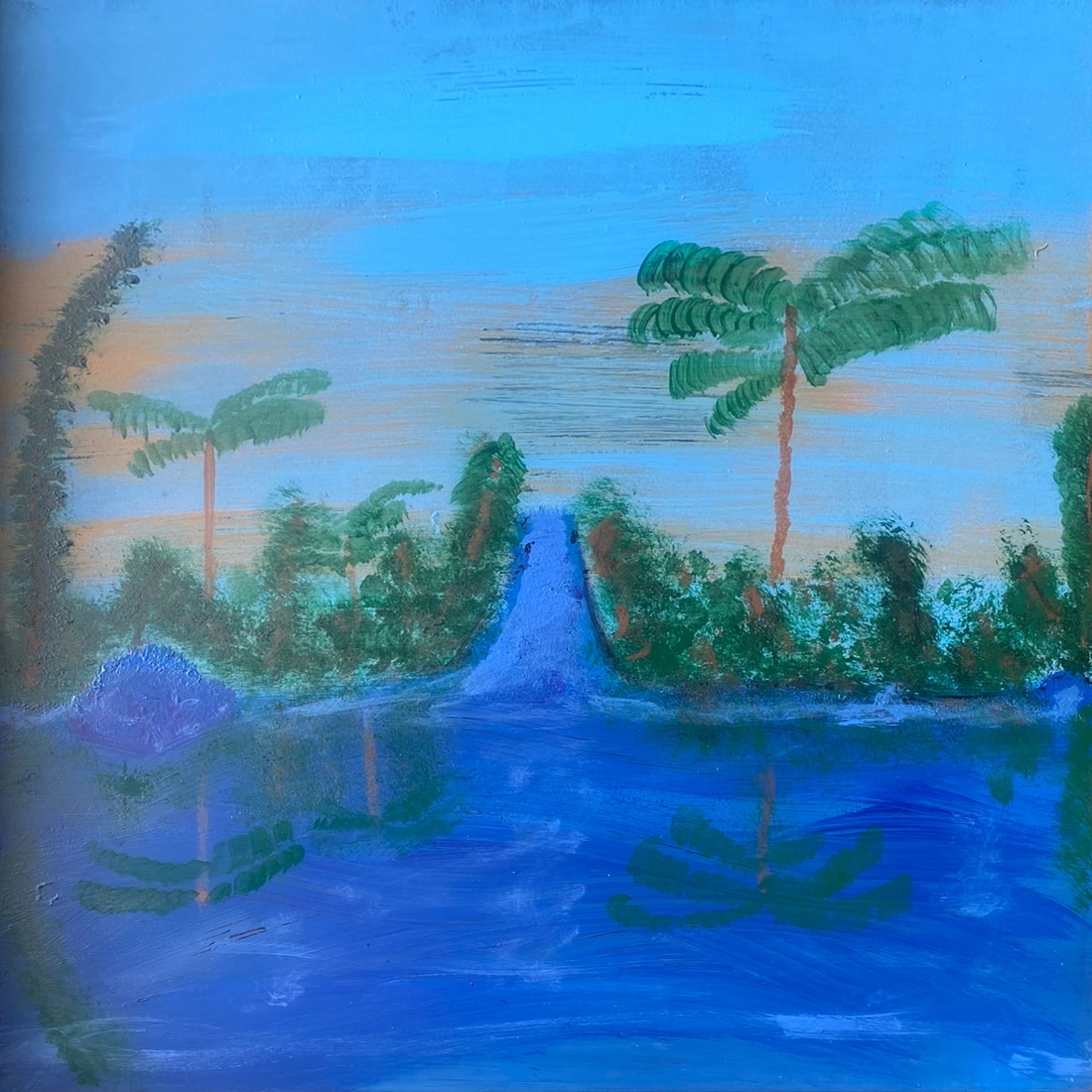 Key West Back Country, 12" × 12" painting